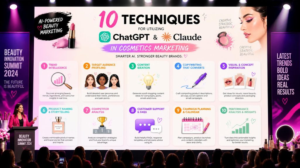 ChatGPT・Claudeを化粧品マーケティングで活かす10の方法